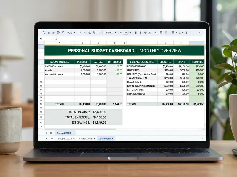 Ultimate Annual Budget Spreadsheet - Finance Scoops spreadsheet